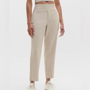 Athleta Endless High Rise Pants, Ecru, Size 2 (may fit larger)